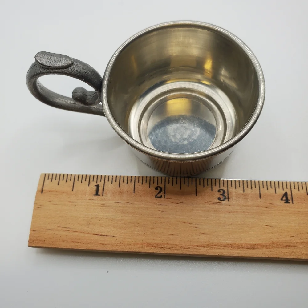 Lot of Vintage European Dutch & German Pewter. 4 Pieces.